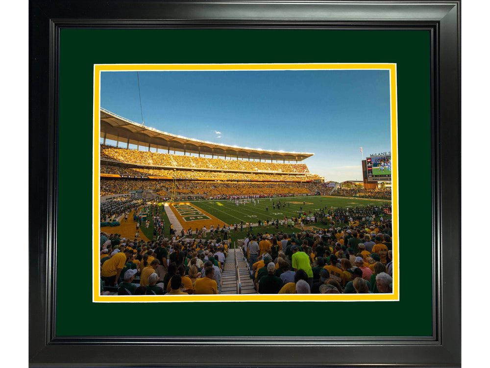 Framed McLane Stadium Baylor Bears 11"x14" NCAA Football Photo Professionally Matted (ONLINE ORDER ONLY)