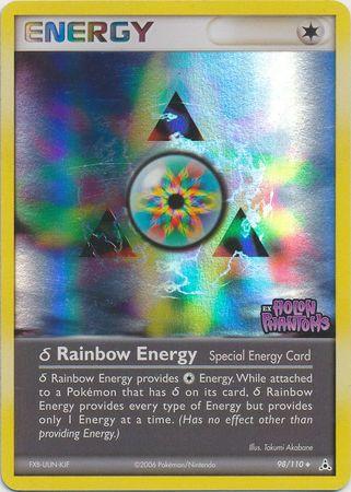 Rainbow Energy (98/110) (Delta Species) (Stamped) [EX: Holon Phantoms] (Online Only)