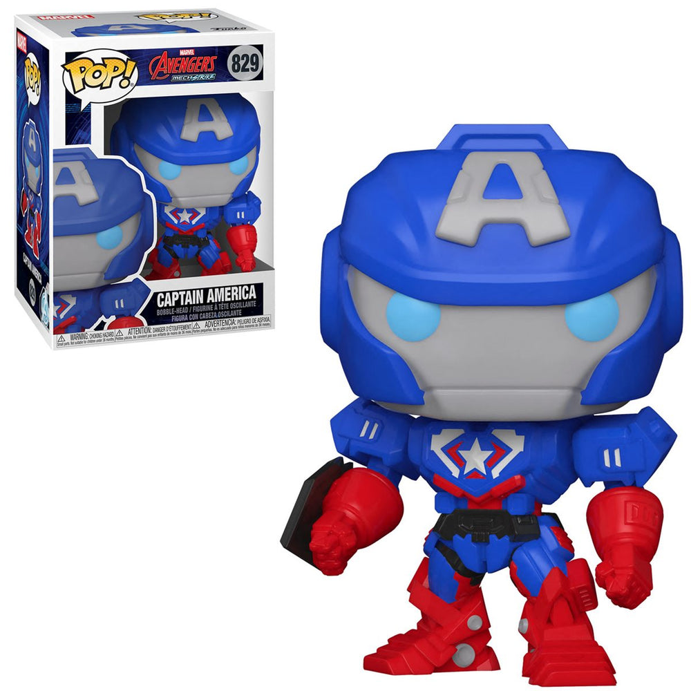 Pop! Marvel: Avengers Mech Strike - Captain America Vinyl Figure (Online Order Only)