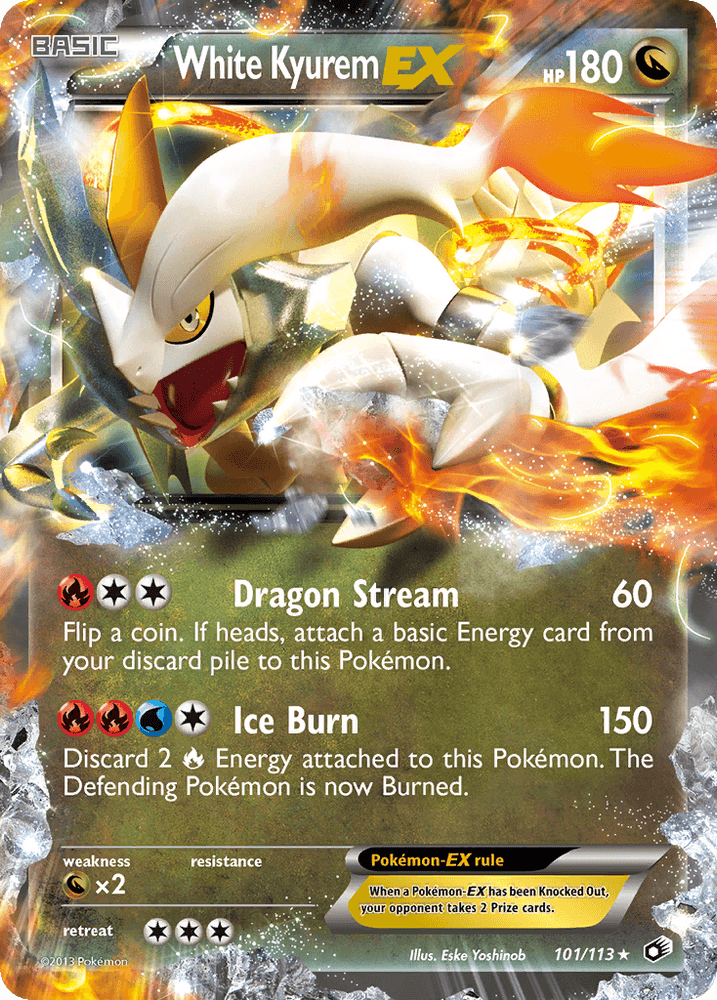 White Kyurem EX (101/113) [Black & White: Legendary Treasures] (Online Only)