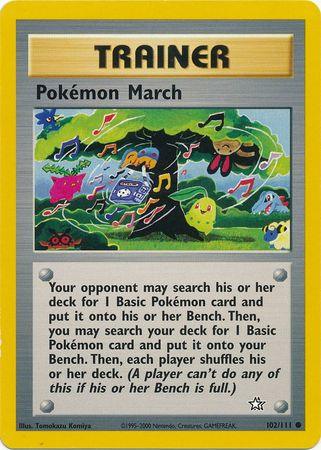 Pokemon March (102/111) [Neo Genesis Unlimited] (Online Only)