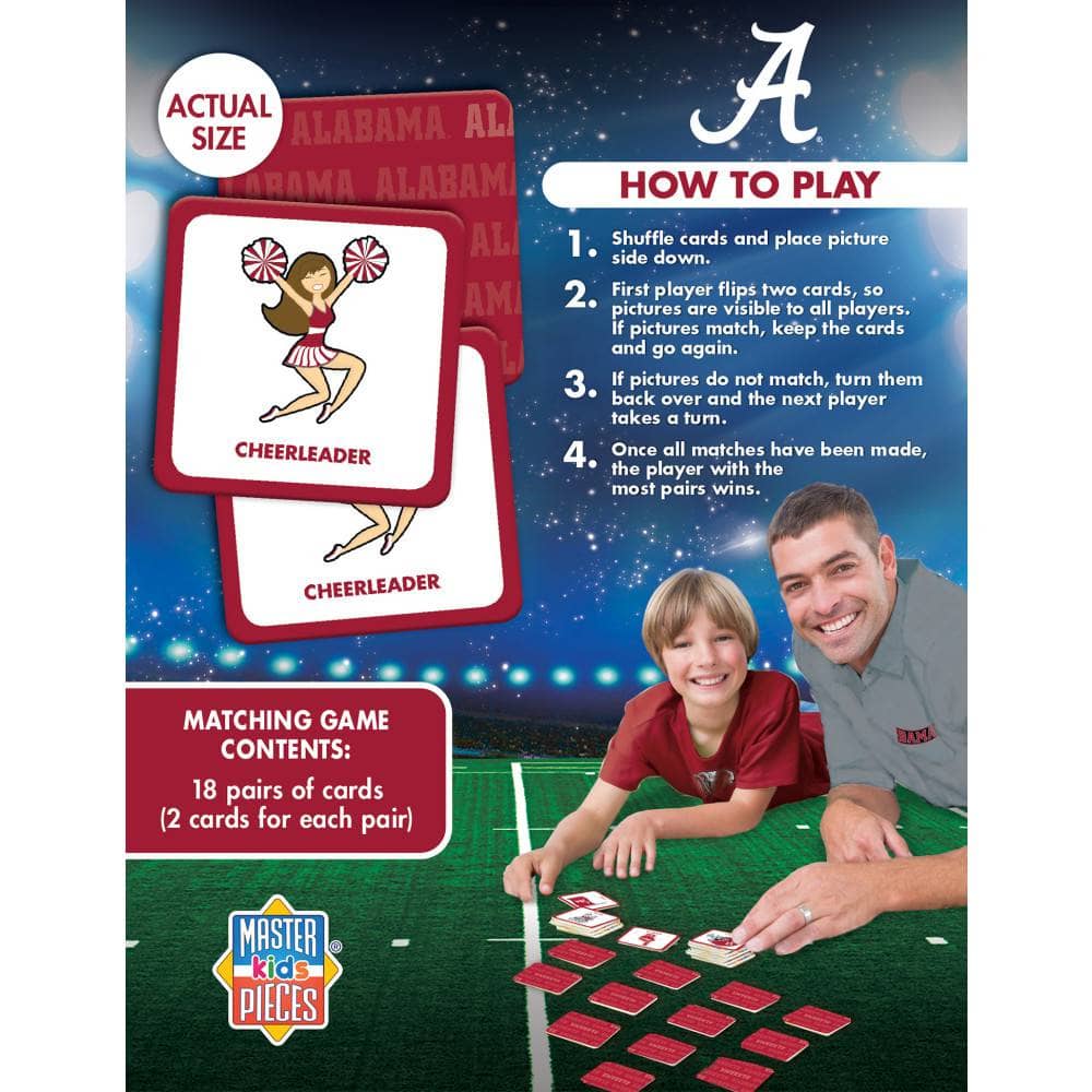 Alabama Crimson Tide Matching Game