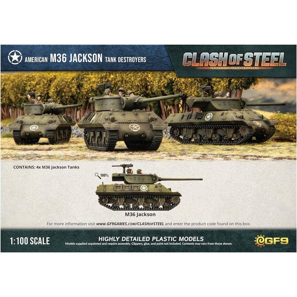 Clash of Steel - American: M36 Jackson Tank Destroyers (ONLINE ORDER ONLY)