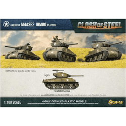 Clash of Steel - American: M4A3E2 Jumbo Platoon (ONLINE ORDER ONLY)