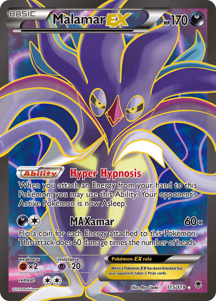 Malamar EX (115/119) [XY: Phantom Forces] (Online Only)