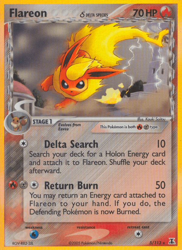 Flareon (5/113) (Delta Species) [EX: Delta Species] (Online Only)