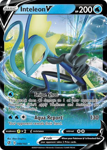 Inteleon V (049/192) [Sword & Shield: Rebel Clash] (Online Only)
