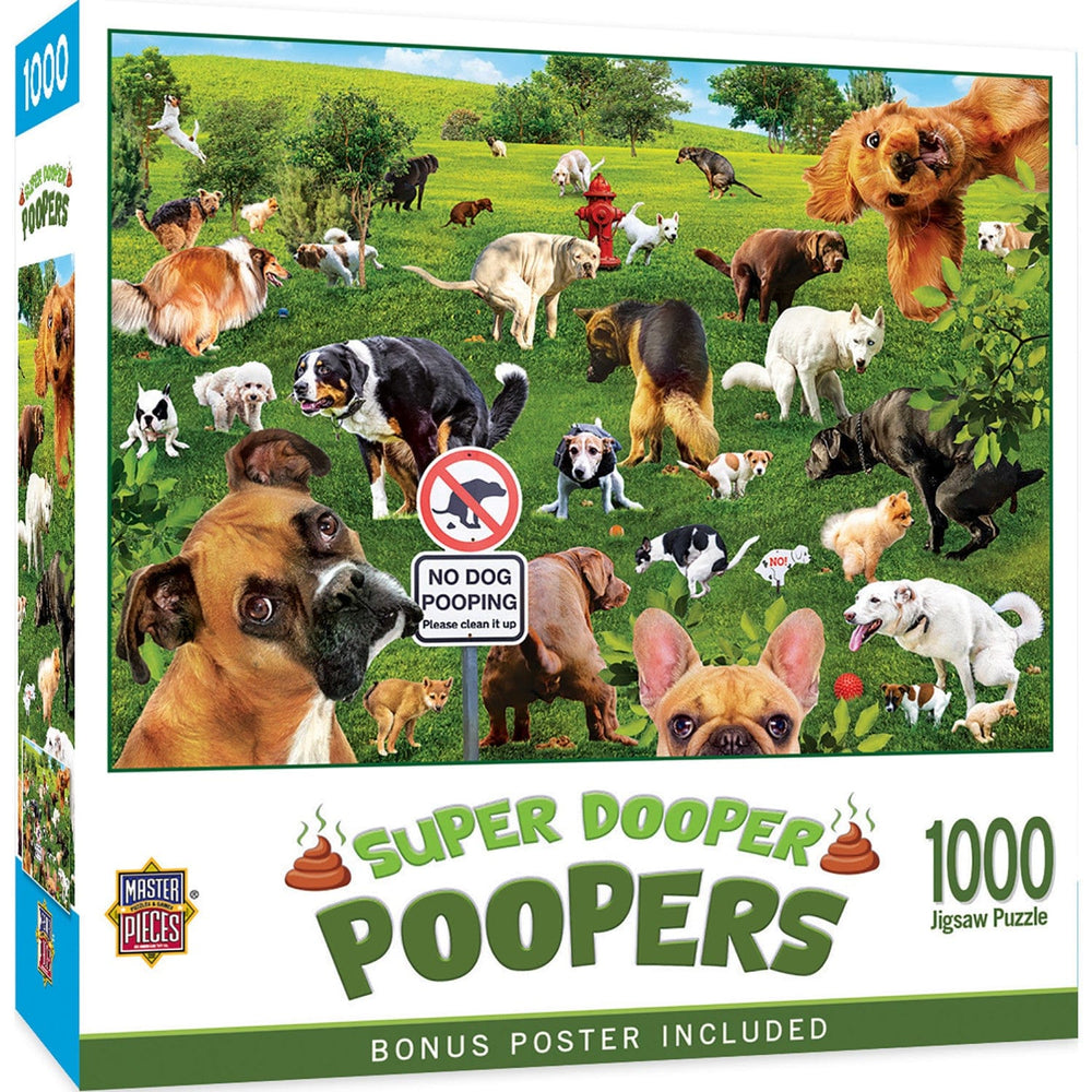 Super Dooper Poopers 1000 Piece Jigsaw Puzzle (ONLINE ORDER ONLY)