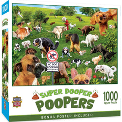 Super Dooper Poopers 1000 Piece Jigsaw Puzzle (ONLINE ORDER ONLY)
