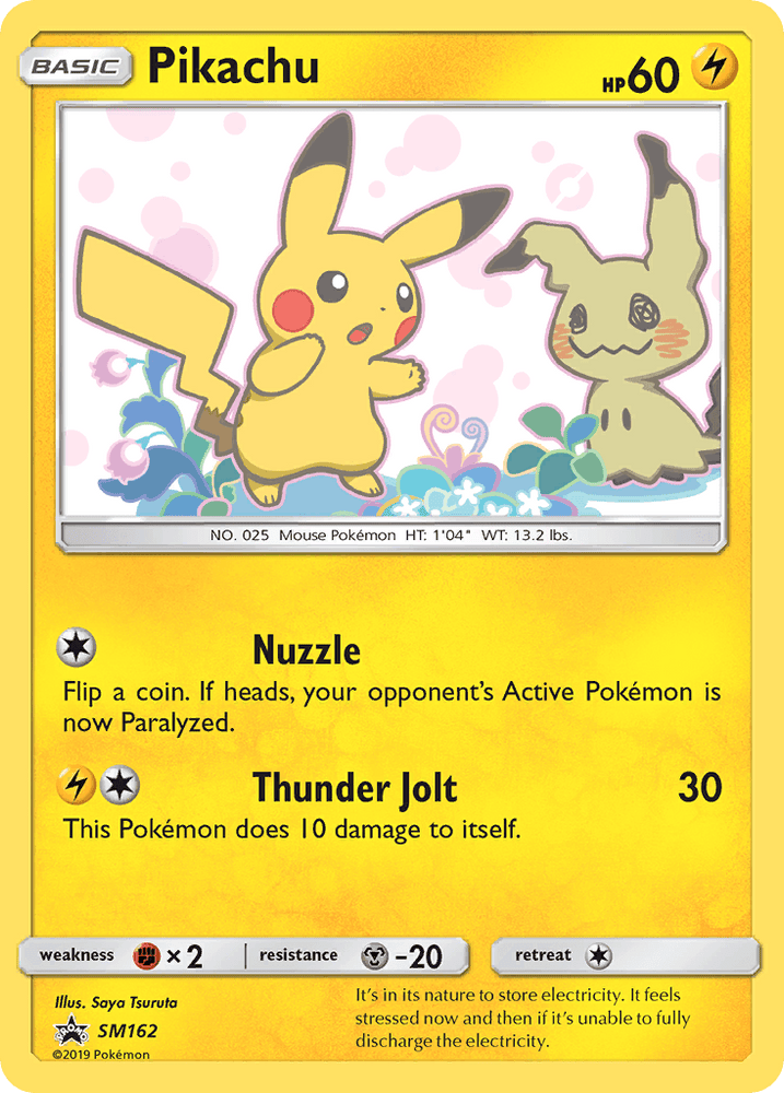 Pikachu (SM162) [Sun & Moon: Black Star Promos] (Online Only)