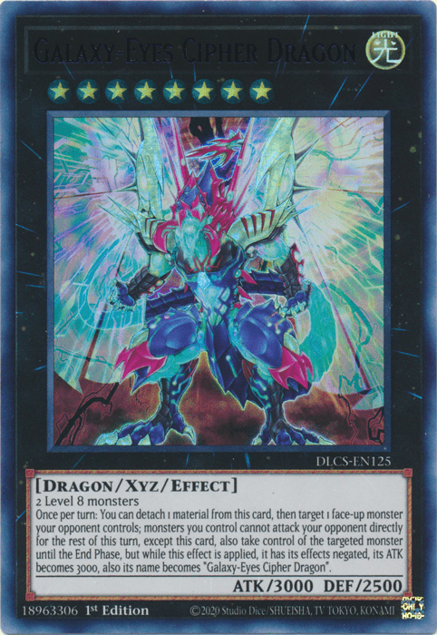 Galaxy-Eyes Cipher Dragon (Purple) [DLCS-EN125] Ultra Rare (ONLINE ORDER ONLY)