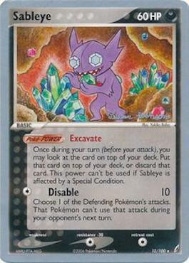 Sableye (10/100) (Intimidation - Tristan Robinson) [World Championships 2008] (Online Only)