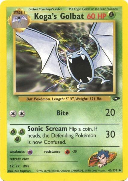 Koga's Golbat (46/132) [Gym Challenge Unlimited] (Online Only)