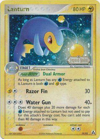 Lanturn (19/92) (Stamped) [EX: Legend Maker] (Online Only)
