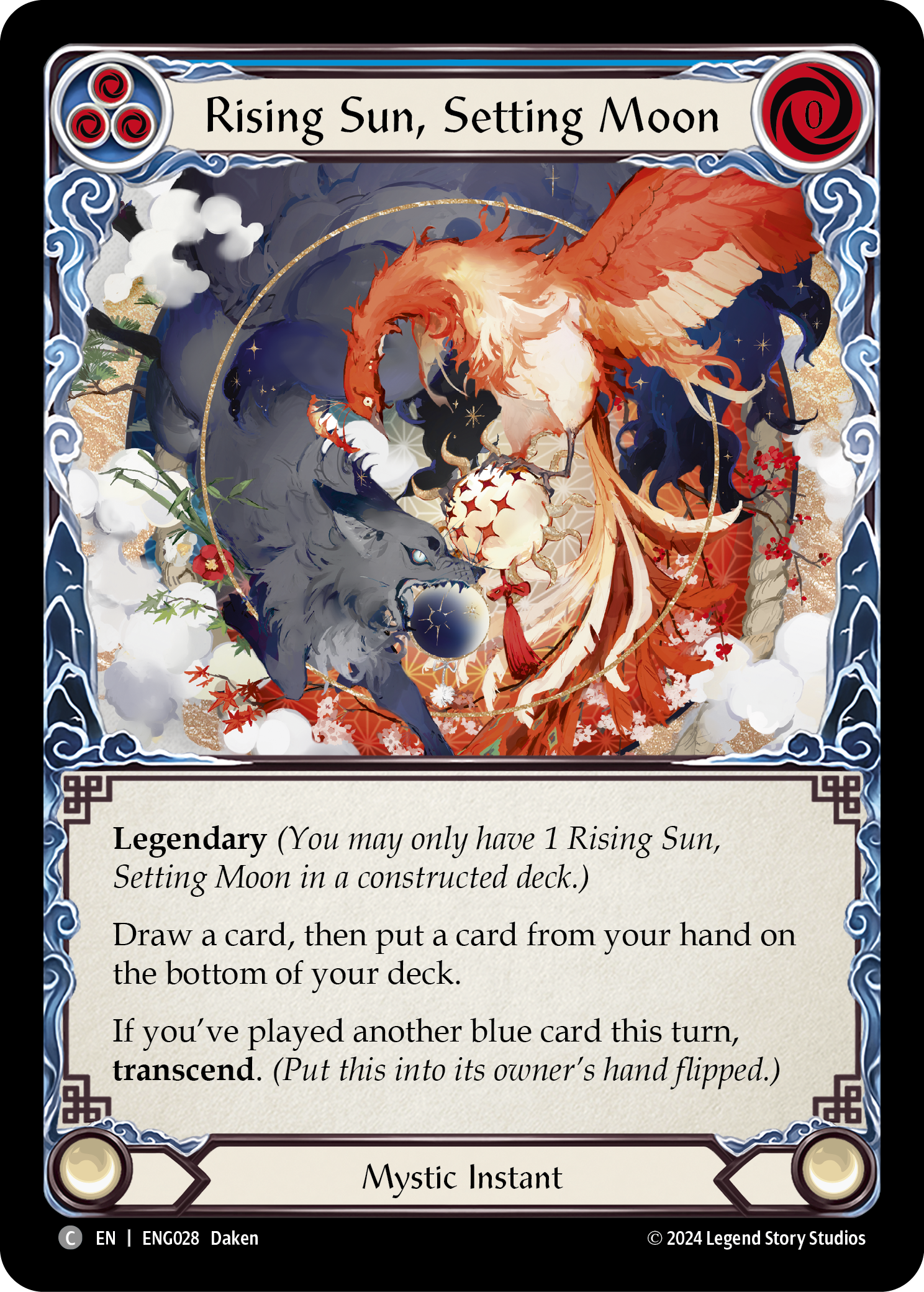 Rising Sun, Setting Moon [ENG028] (Part the Mistveil Enigma Blitz Deck)