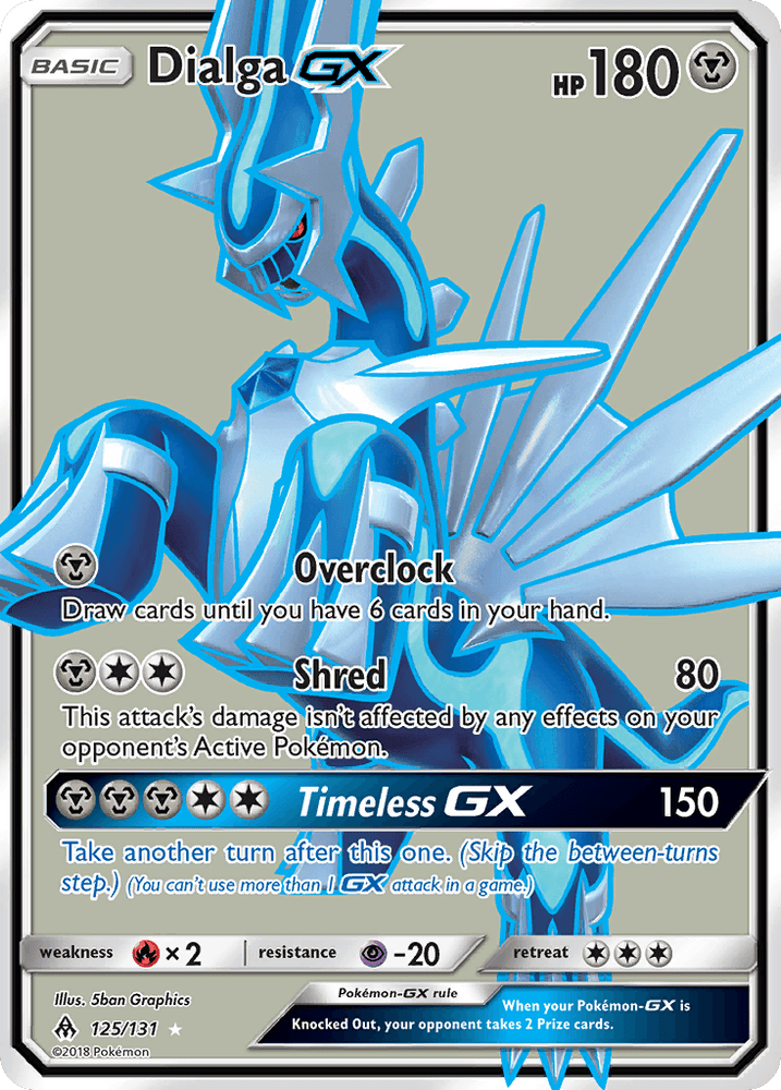 Dialga GX (125/131) [Sun & Moon: Forbidden Light] (Online Only)
