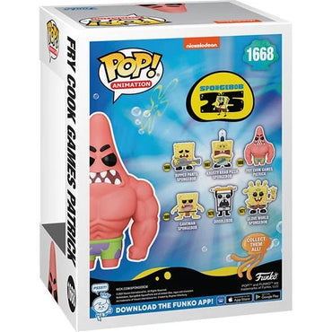 SpongeBob SquarePants 25th Anniversary Fry Cook Games Patrick Funko Pop! Vinyl Figure #1668 (ONLINE ORDER ONLY)