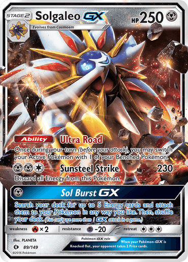 Solgaleo GX (89/149) [Sun & Moon: Base Set] (Online Only)