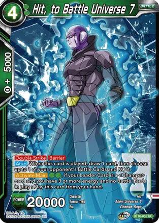 Hit, to Battle Universe 7 (BT16-062) [Realm of the Gods] (ONLINE ORDER ONLY)