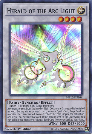 Herald of the Arc Light [MP15-EN164] Super Rare (ONLINE ORDER ONLY)