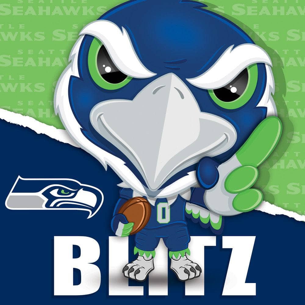 Blitz - Seattle Seahawks Mascot 100 Piece Jigsaw Puzzle (ONLINE ORDER ONLY)