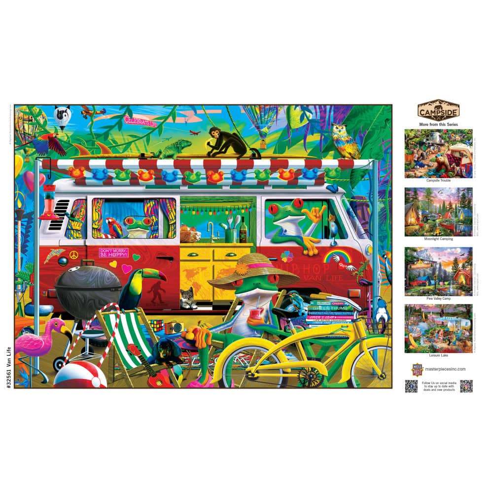 Campside - Van Life 300 Piece EZ Grip Jigsaw Puzzle (ONLINE ORDER ONLY)