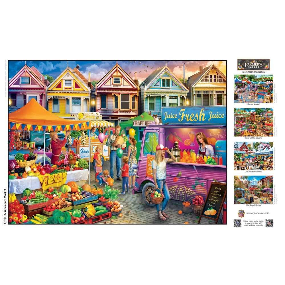 Farmer's Market - Weekend Market 750 Piece Jigsaw Puzzle (ONLINE ORDER ONLY)