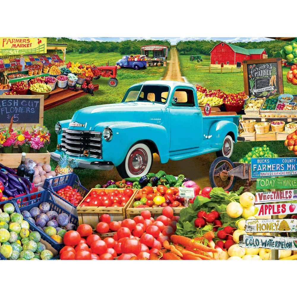 Farmer's Market - Locally Grown 750 Piece Jigsaw Puzzle (ONLINE ORDER ONLY)