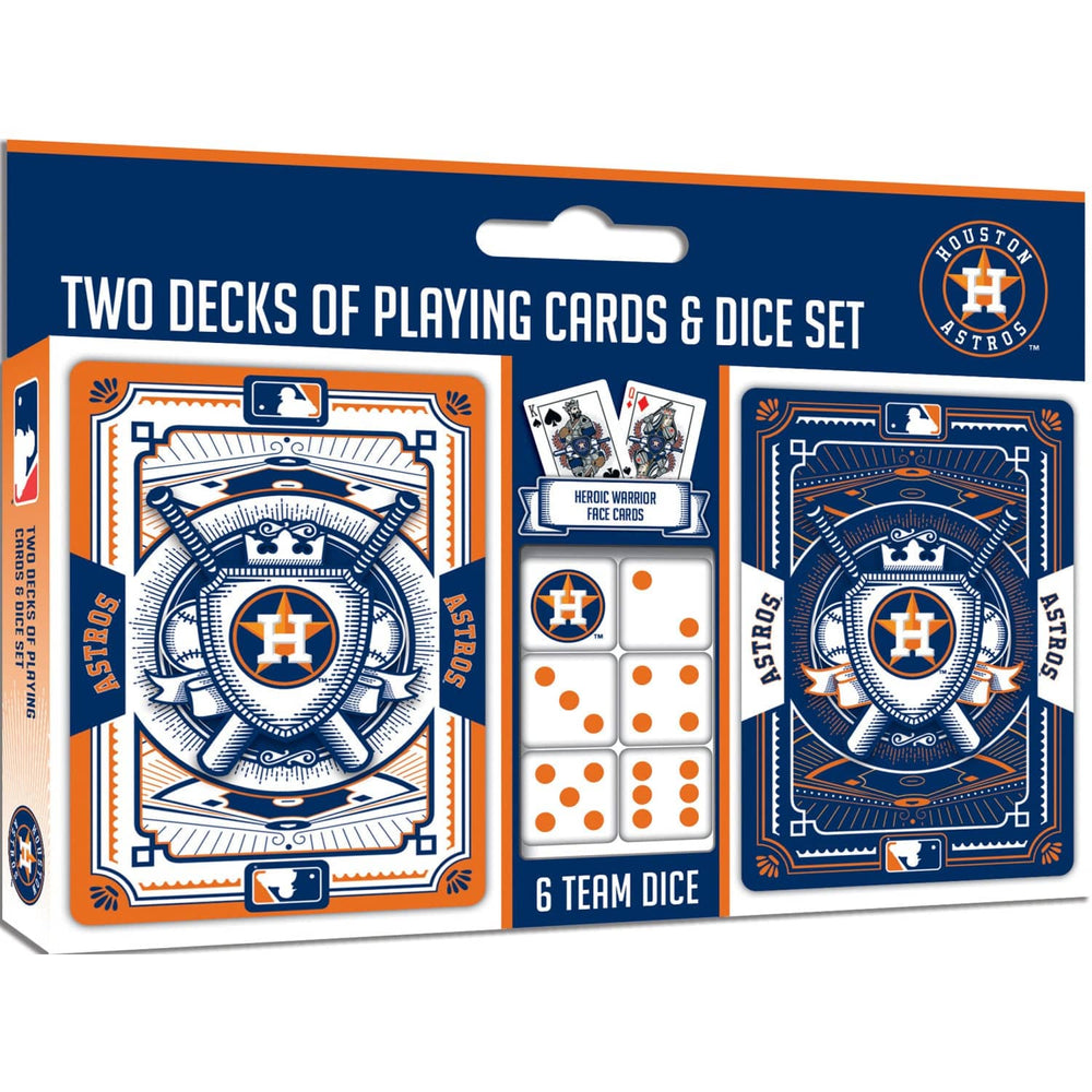 Houston Astros - 2-Pack Playing Cards & Dice Set (ONLINE ORDER ONLY)