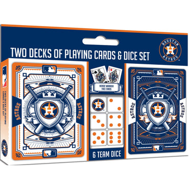 Houston Astros - 2-Pack Playing Cards & Dice Set (ONLINE ORDER ONLY)