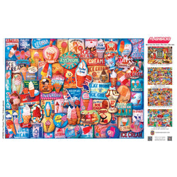 Flashbacks - Ice Cream Treats 1000 Piece Jigsaw Puzzle