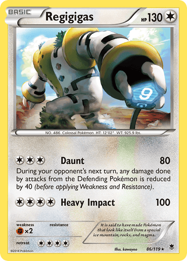 Regigigas (86/119) [XY: Phantom Forces] (Online Only)