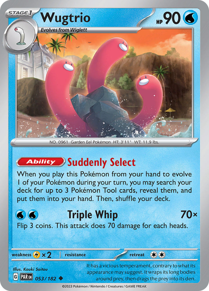 Wugtrio (053/182) [Scarlet & Violet: Paradox Rift]