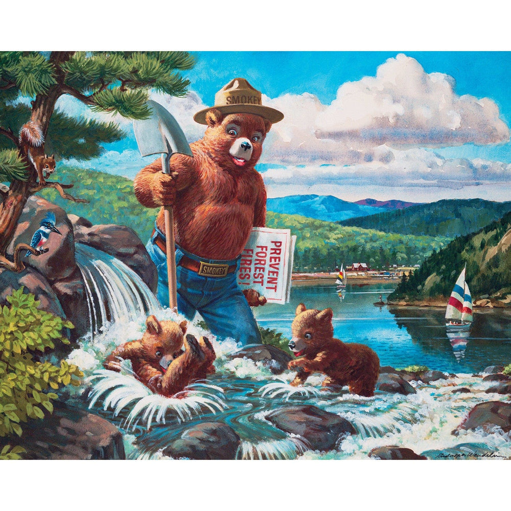Smokey Bear 100 Piece Jigsaw Puzzles 4-Pack (ONLINE ORDER ONLY)