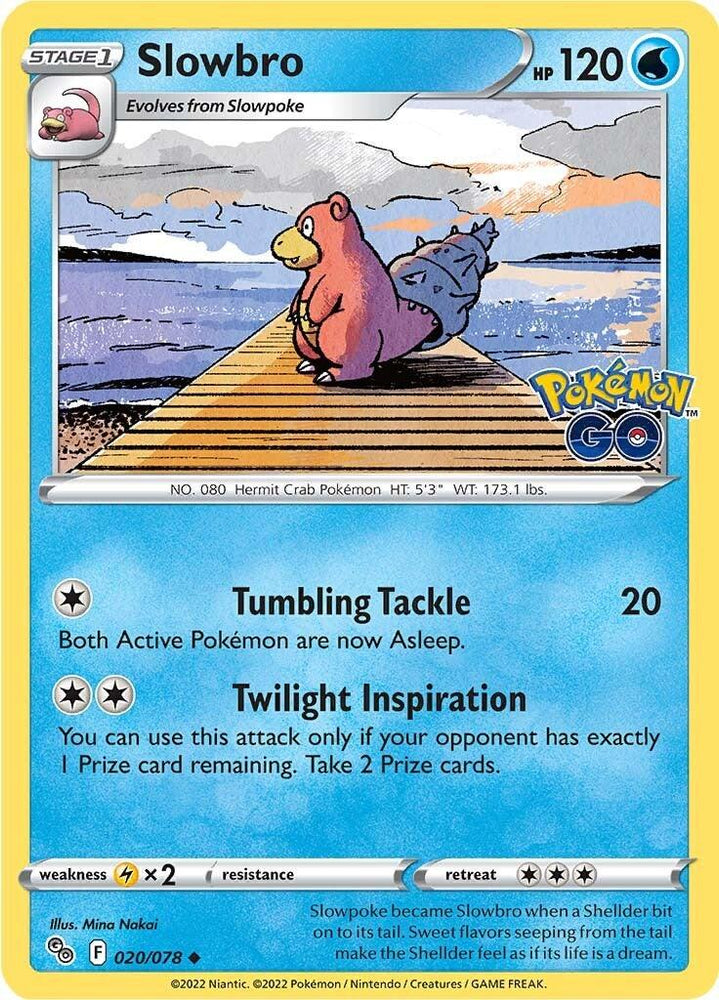 Slowbro (020/078) [Pokémon GO] (Online Only)