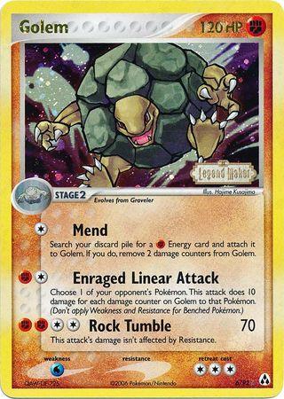 Golem (6/92) (Stamped) [EX: Legend Maker] (Online Only)