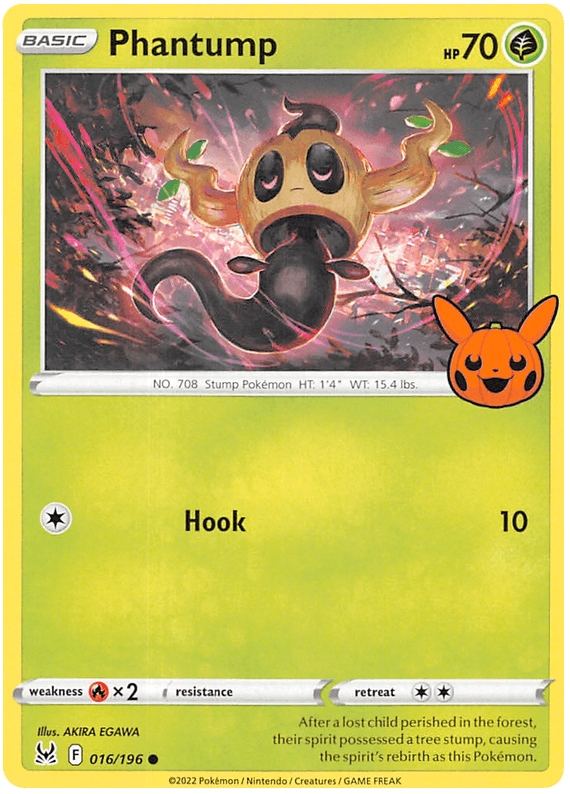 Phantump (016/196) [Trick or Trade 2023] (Online Only)