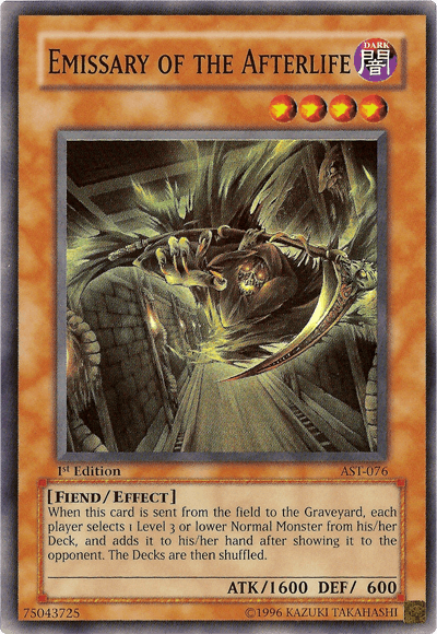 Emissary of the Afterlife [AST-076] Super Rare (ONLINE ORDER ONLY)