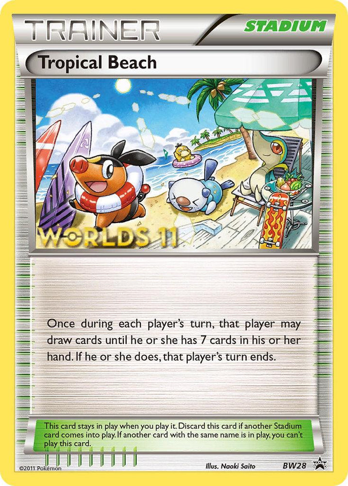 Tropical Beach (BW28) (Finalist) [Black & White: Black Star Promos] (Online Only)