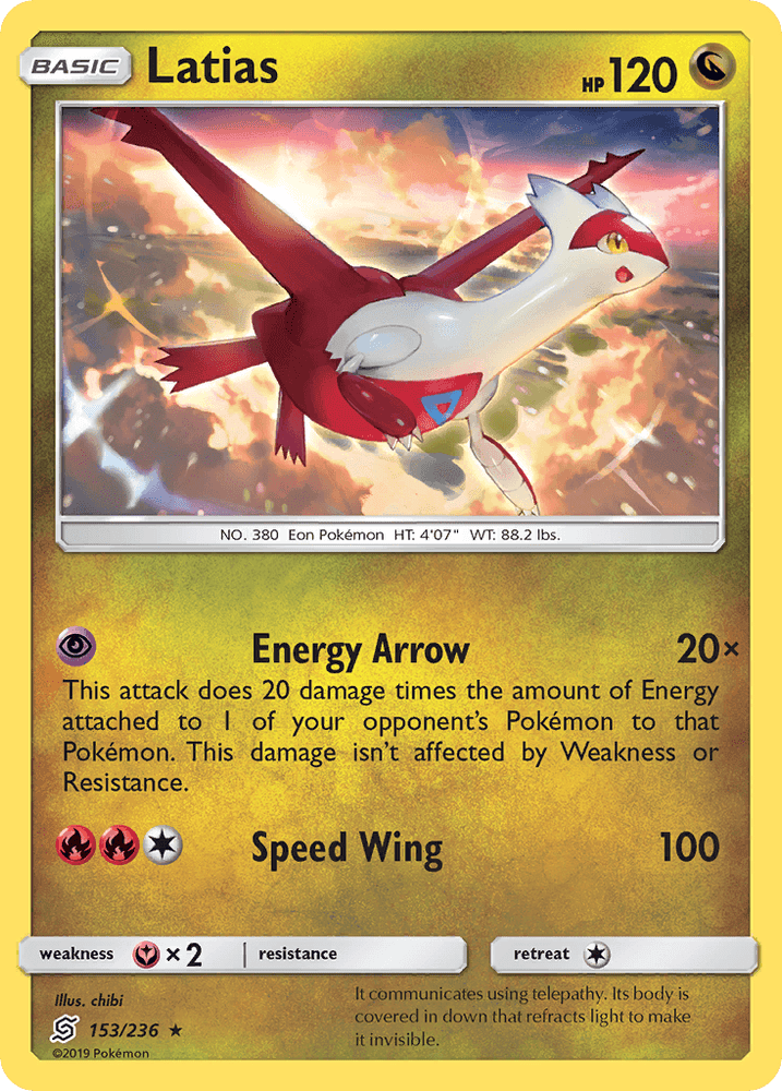 Latias (153/236) [Sun & Moon: Unified Minds] (Online Only)