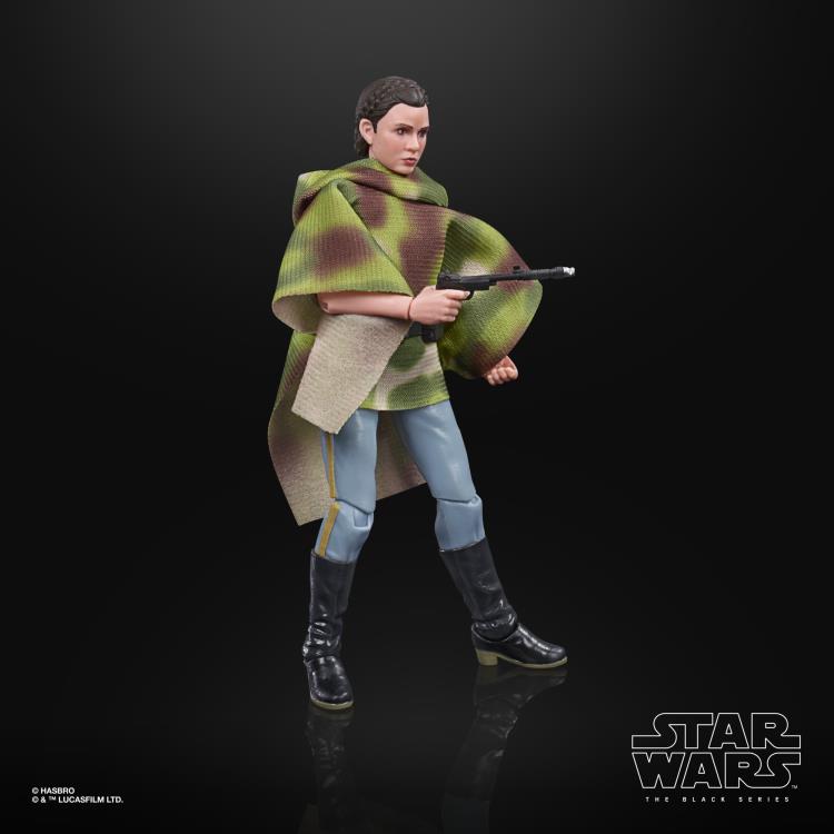 Star Wars: The Black Series - Leia Organa (Endor Battle Poncho) (Return of the Jedi) 6-Inch Action Figure (ONLINE ORDER ONLY)