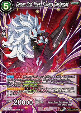 Demon God Towa, Furious Onslaught (BT17-115) [Ultimate Squad] (ONLINE ORDER ONLY)