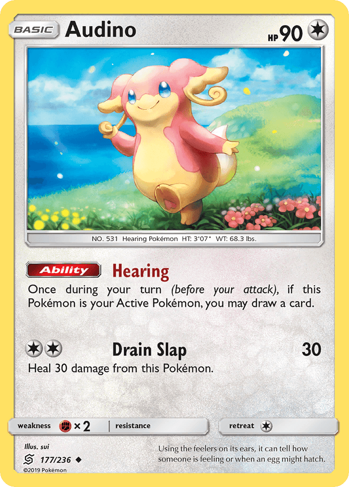 Audino (177/236) [Sun & Moon: Unified Minds] (Online Only)