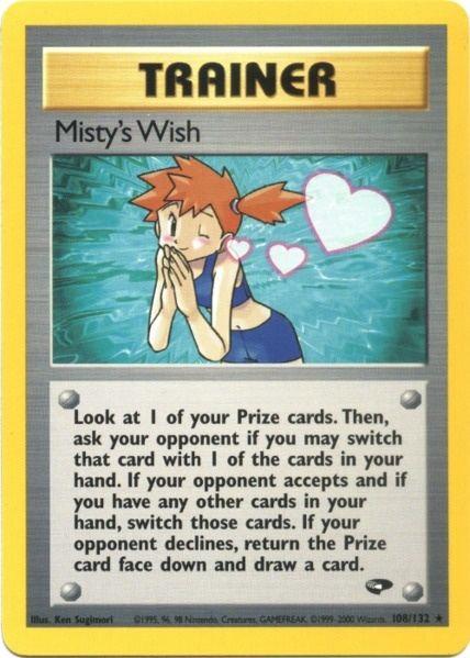 Misty's Wish (108/132) [Gym Challenge Unlimited] (Online Only)