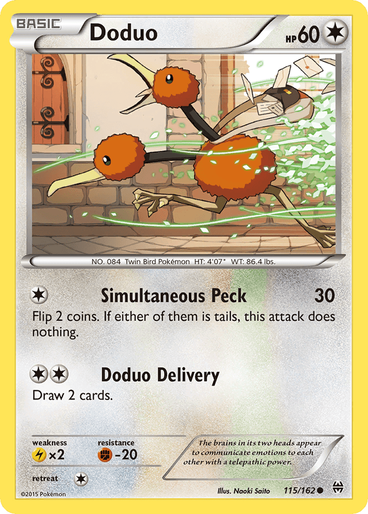 Doduo (115/162) [XY: BREAKthrough] (Online Only)
