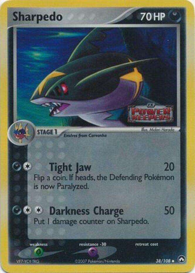 Sharpedo (38/108) (Stamped) [EX: Power Keepers] (Online Only)