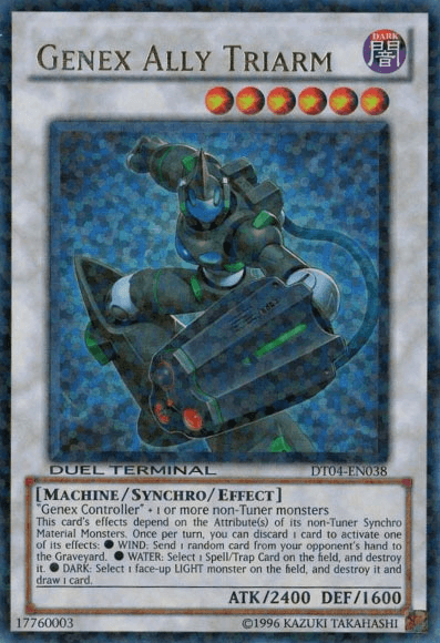Genex Ally Triarm [DT04-EN038] Ultra Rare (ONLINE ORDER ONLY)