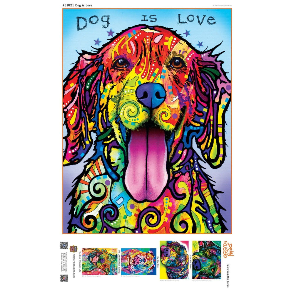Dean Russo - Dog is Love 300 Piece EZ Grip Jigsaw Puzzle (ONLINE ORDER ONLY)