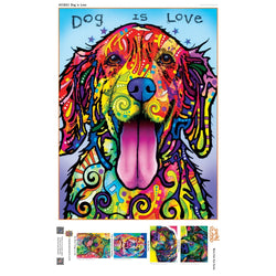 Dean Russo - Dog is Love 300 Piece EZ Grip Jigsaw Puzzle (ONLINE ORDER ONLY)