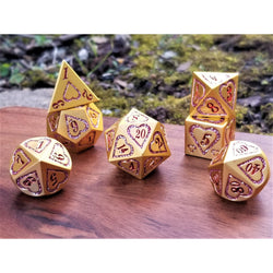 Valentine Heart Metal Dice Set (ONLINE ORDER ONLY)